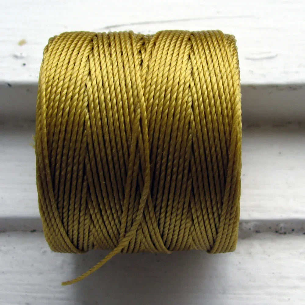 S-Lon Bead Cord - Light Maize, 1 Rulle Hilmas Pyssel