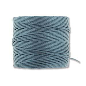 S- Lon bead cord - Ice Blue, 1 rulle Hilmas Pyssel