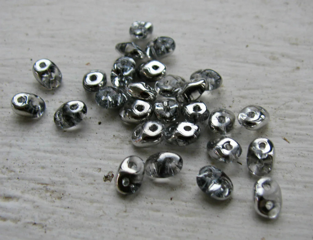 SuperDuo - Crystal Silver, 10 gram Matubo