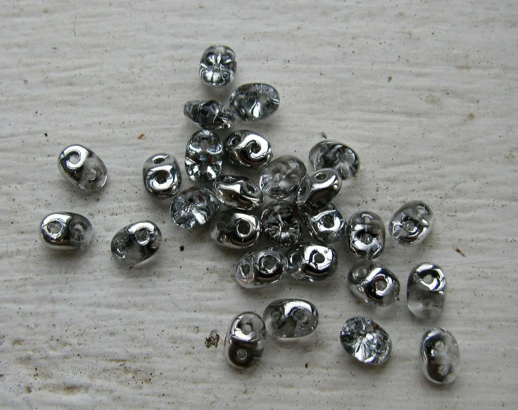 SuperDuo - Crystal Silver, 10 gram Matubo