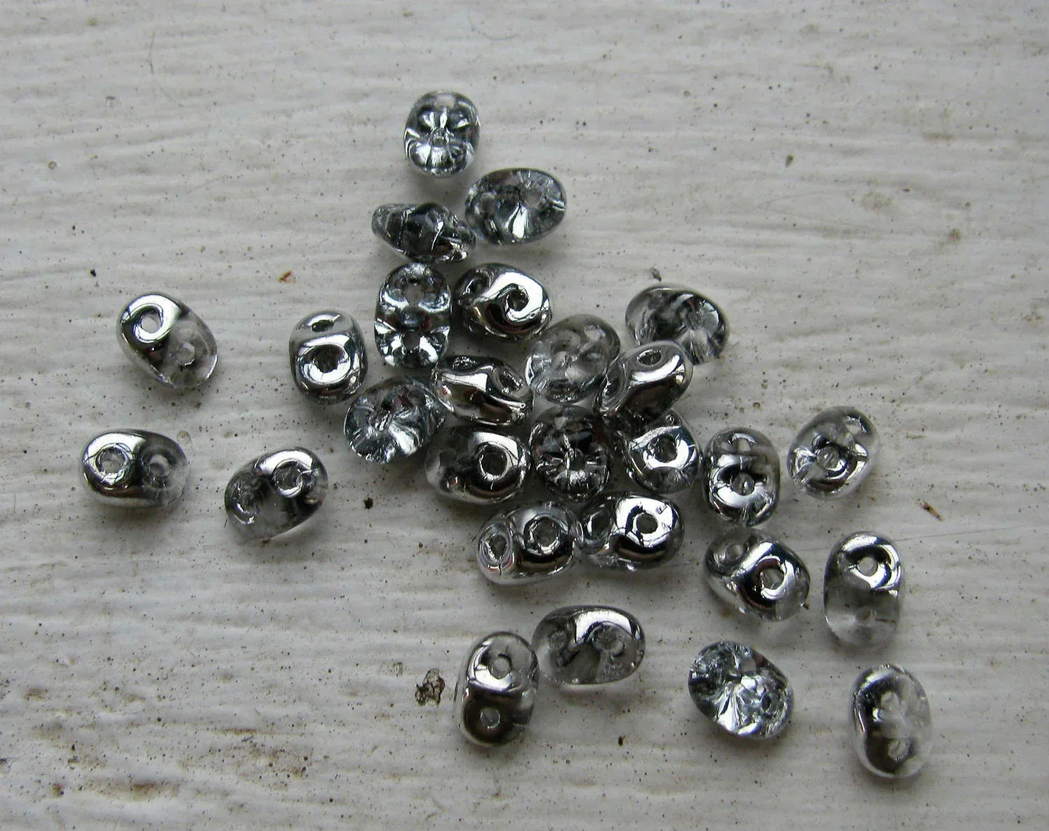 SuperDuo - Crystal Silver, 10 gram Matubo