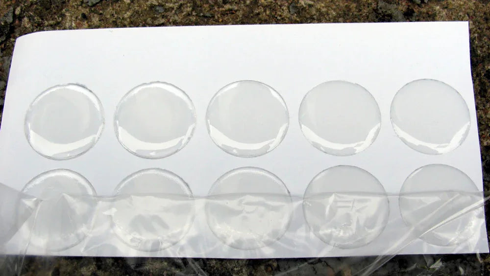 Bubble caps - Runda, Klara 20mm, 10-pack Hilmas Pyssel