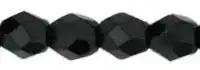 Tjeckiska Firepolish - Jet 3 mm, 100-pack Hilmas Pyssel