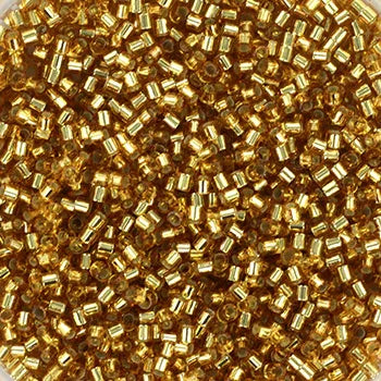 Miyuki Delica - Silver Lined Gold 15/0, 3 gram Miyuki