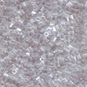 Miyuki Delica Hexcut - Crystal Luster 8/0, 5 gram Miyuki