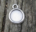 Ramberlock silverfärgad - Rund stilren 12mm, 1 styck Grekisk Metall