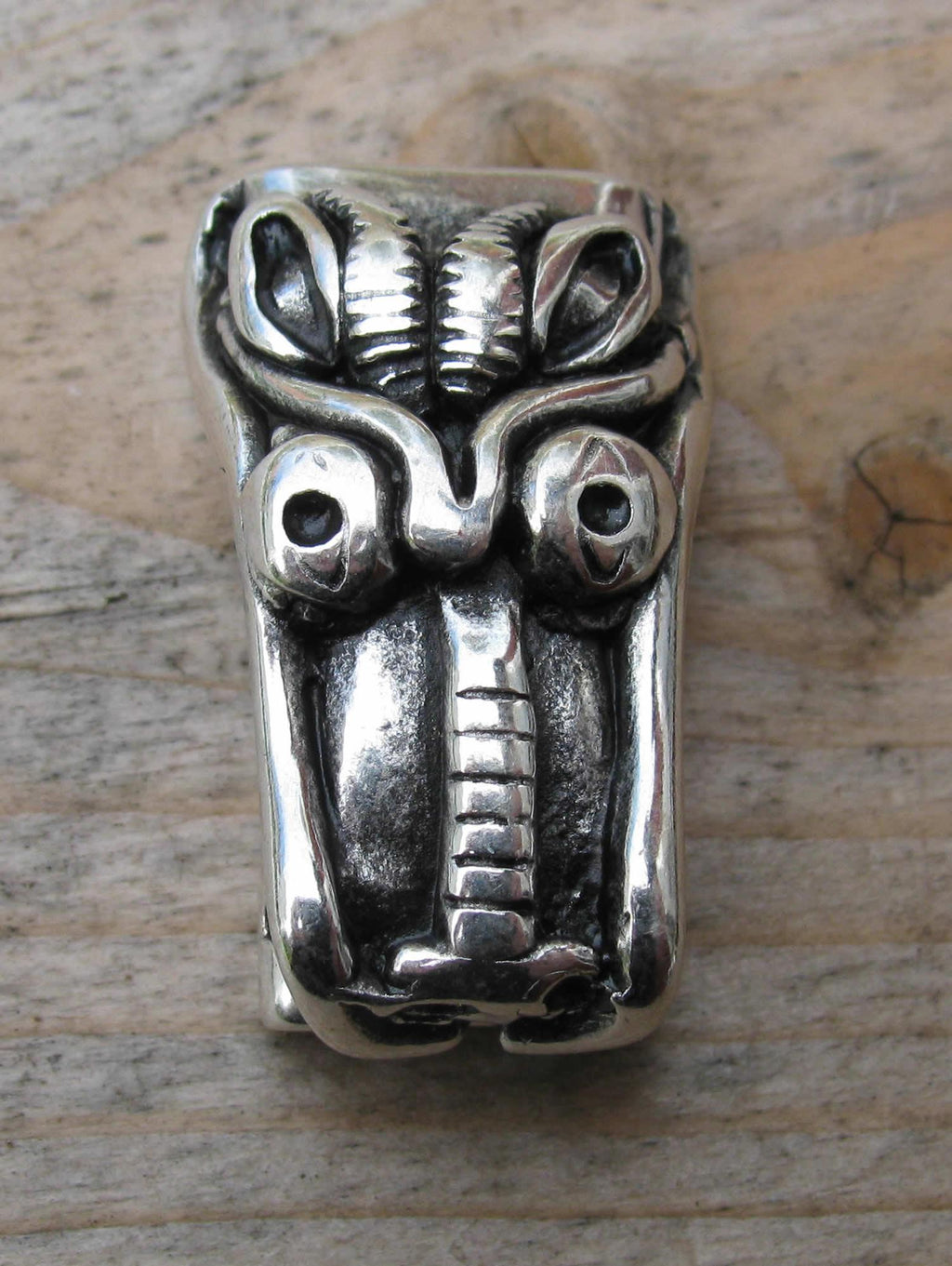 Magnetlås Silverfärgat - Drake för Bredare Band, 1 Set Grekisk Metall