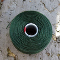 S-Lon Bead thread - Dark green, Storlek D, 1 Rulle Hilmas Pyssel