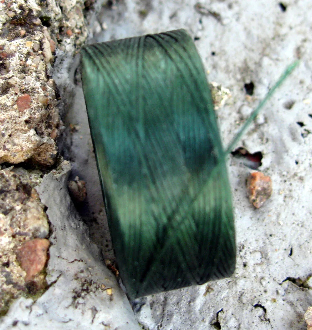 S-Lon Bead thread - Dark green, Storlek D, 1 Rulle Hilmas Pyssel