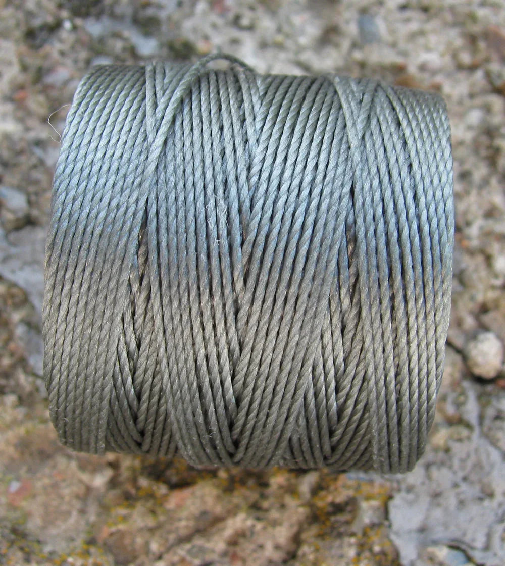 S-Lon bead cord - Steel, 1 rulle Hilmas Pyssel