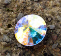 Swarovski Rivoli Crystals - Crystal AB 14mm, 1 styck Swarovski
