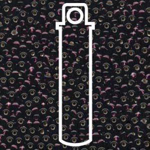 Miyuki Seed Beads - Silverlined Extra Dark Smoky Amethyst 8/0 Miyuki