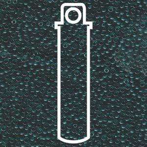 Miyuki Seed Beads - Transparent Dark Teal 11/0, 24 gram Miyuki