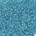 Miyuki Seed Beads - Silverlined Aqua 11/0, 10 Gram Miyuki