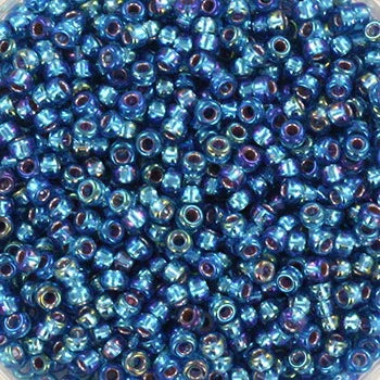Miyuki Seed Beads - Silverlined Capri Blue AB 11/0, 10 gram Miyuki