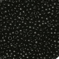 Miyuki Seed Beads - Semi-Matte Black 11/0, 10 gram - Hilmas Pyssel
