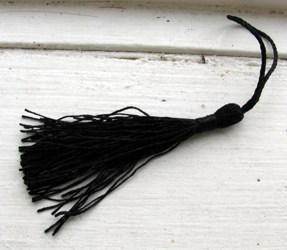 Nylontofs - Svart 10 cm, 1 styck Hilmas Pyssel