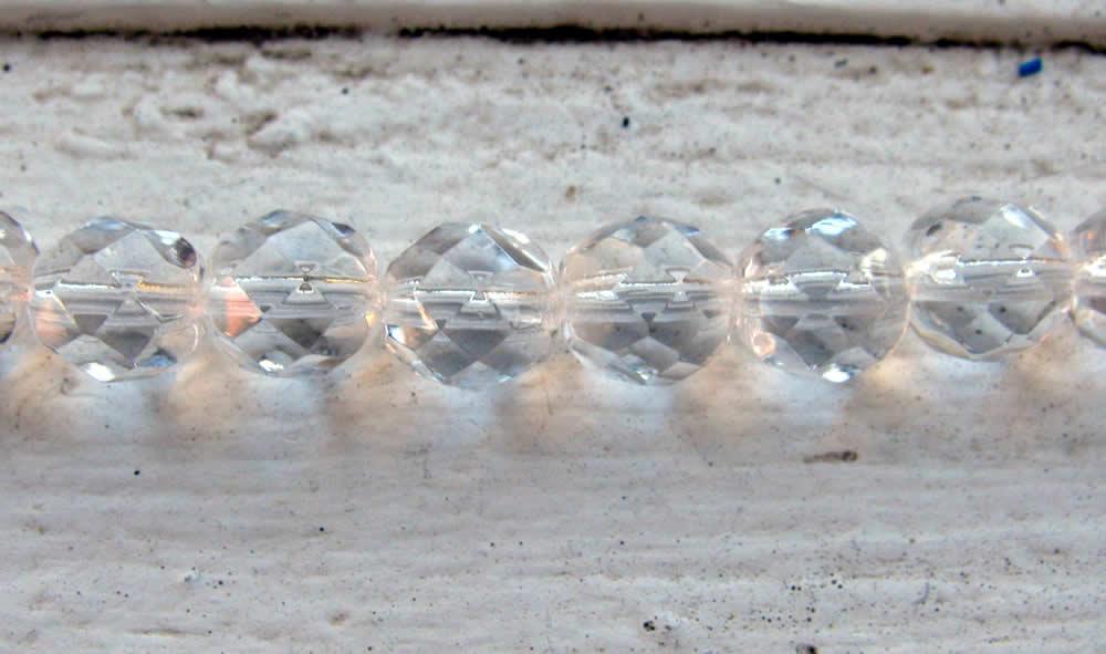 Tjeckiska Firepolish - Crystal 8mm, 20- pack Hilmas Pyssel