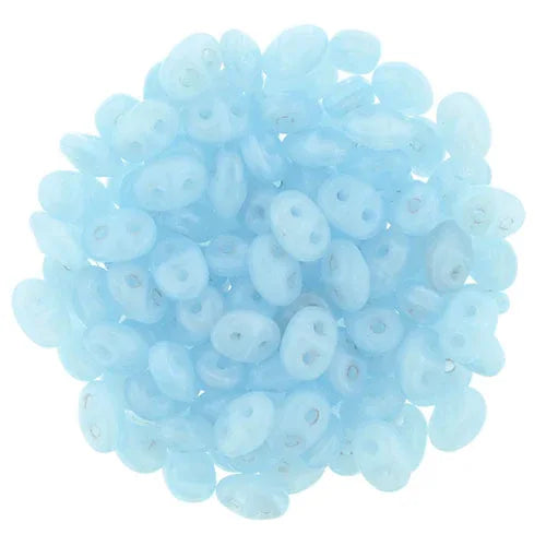 SuperDuo - Milky Aquamarine, 10 gram Matubo