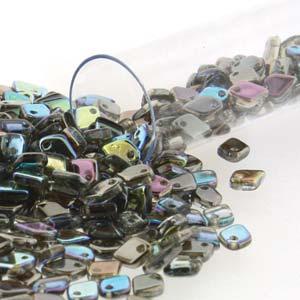 Dragon Scale Bead - Crystal Graphite Rainbow, 9,5 gram Hilmas Pyssel