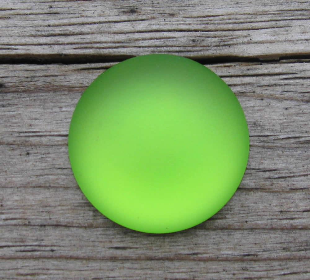 Luna Cabochon - Lime 18 mm 1 styck Hilmas Pyssel