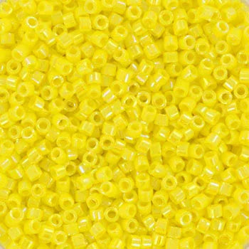 Miyuki Delica - Opaque Yellow AB 11/0, 5 gram Miyuki
