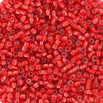 Miyuki Delica - Silver Lined Red 11/0, 5 gram Miyuki
