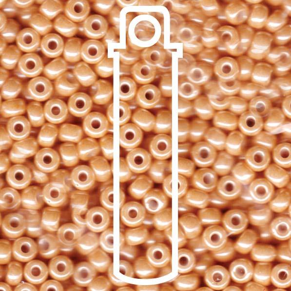 Miyuki Seed Beads - LT Caramel Ceylon 6/0, 20 gram Miyuki
