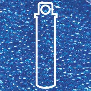 Miyuki Seed Beads - Transparent Aqua 8/0, 22 gram Miyuki