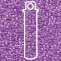 Miyuki Seed Beads - Orchid Lined Crystal 8/0, 22 gram Miyuki