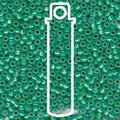 Miyuki Seed Beads - Dyed Green S/L Alabaster 8/0, 22 gram Miyuki
