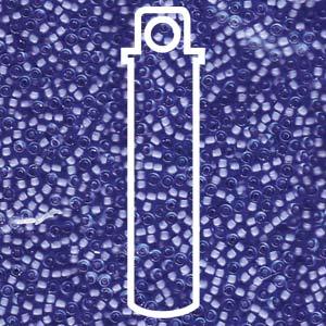 Miyuki Seed Beads - Semi-Matt Pl. Blue/Lined Cornflower 11/0, 24 gram Miyuki