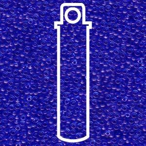 Miyuki Seed Beads - Transparent Saphire 11/0, 24 gram Miyuki