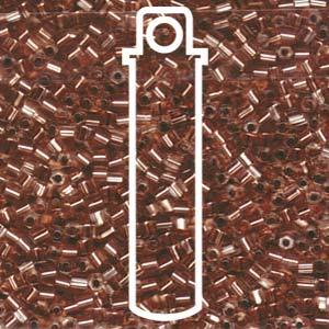 Miyuki Seed Beads - Copper Lined Crystal 8/0 Hex Cut, 20g Miyuki