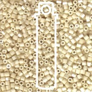 Miyuki seed beads - Opaque Cream Luster 8/0 Hex Cut, 20 gram Miyuki