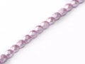 Tjeckiska Firepolish - Pastel Lila 4 mm, 1 sträng Hilmas Pyssel