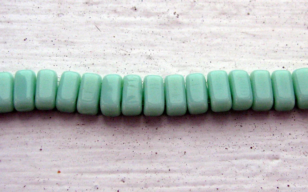 CzechMates Bricks - Opaque Pale Jade, 50-pack CzechMates