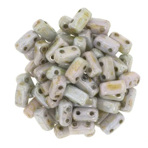 CzechMates Bricks - Opaque Ult Luster Green, 50-pack CzechMates