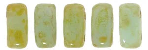 CzechMates Bricks - Picasso Opaque Pale Jade, 50-pack CzechMates