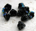 Tjeckiska Änglakjolar/Blommor - Jet AB, 6x8mm, 10-pack Hilmas Pyssel