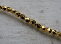 Tjeckiska Firepolish - 24K Gold Plate 3 mm, 50-pack Hilmas Pyssel