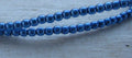 Tjeckiska vaxade glaspärlor - Persian Blue 2mm, 1 sträng Hilmas Pyssel