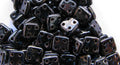 CzechMates QuadraTile - Jet Bronze Picasso 6x6x2mm, 10 gram CzechMates