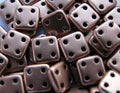 CzechMates QuadraTile - Matte Metallic Bronze Copper 6x6x2mm, 10 gram CzechMates