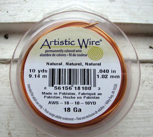 Artistic Wire 18 Ga - Natural 1 Rulle Artistic wire