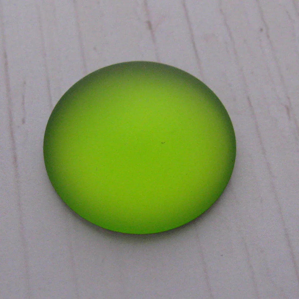 Luna Cabochon - Lime 24 mm 1 styck Hilmas Pyssel