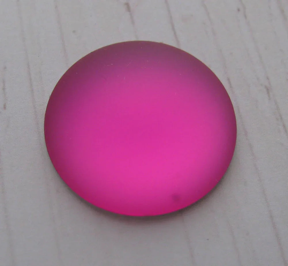 Luna Cabochon - Raspberry 24 mm 1 styck Hilmas Pyssel