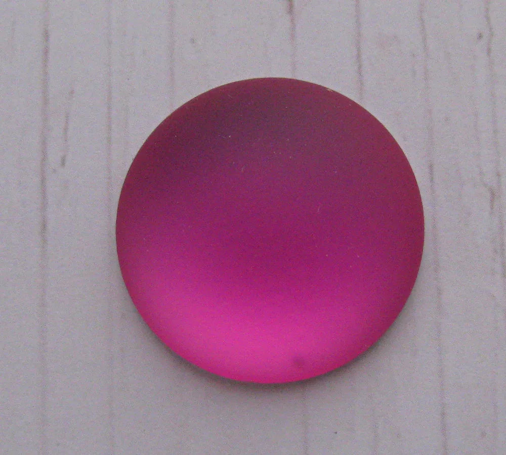 Luna Cabochon - Raspberry 24 mm 1 styck Hilmas Pyssel