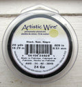 Artistic Wire 24 Ga - Svart 1 rulle Artistic wire