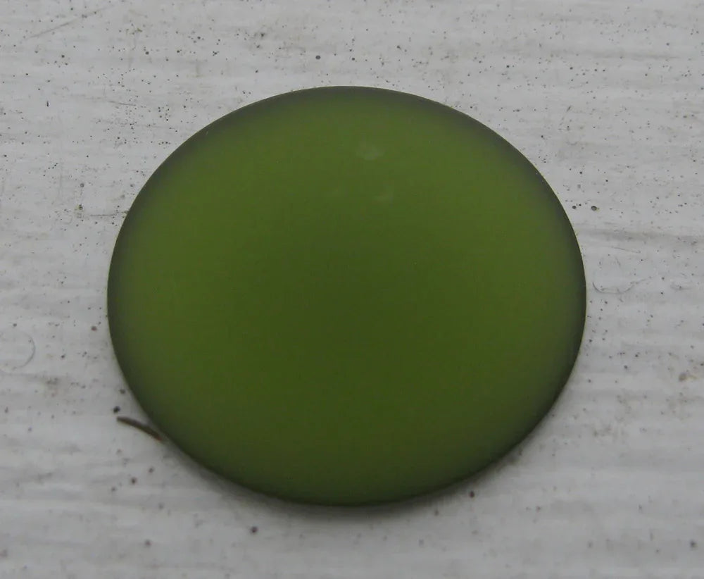 Luna Cabochon - Olive 24 mm, 1 styck Hilmas Pyssel